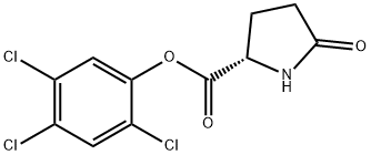 2,4,5-三氯苯基 5-氧代-L-脯氨酸酯 结构式
