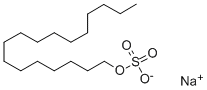 硫酸ヘプタデシル=ナトリウム 化学構造式