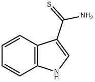 吲哚-3-硫代甲酰胺, 59108-90-6, 结构式