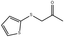 (2-THIENYLTHIO)ACETONE 化学構造式