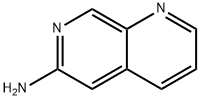 1,7-萘啶-6-胺, 5912-36-7, 结构式