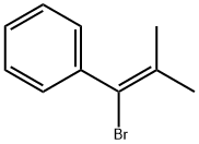 1-ブロモ-2-メチル-1-フェニル-1-プロペン 化学構造式
