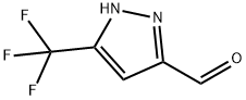 5-(TRIFLUOROMETHYL)-1H-PYRAZOLE-3-CARBALDEHYDE,591234-14-9,结构式