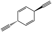 1,4-Cyclohexadiene, 3,6-diethynyl-, trans- (9CI),591252-04-9,结构式