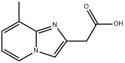 (8-METHYL-IMIDAZO[1,2-A]PYRIDIN-2-YL)-ACETIC ACID Structure