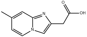 (7-METHYL-IMIDAZO[1,2-A]PYRIDIN-2-YL)-ACETIC ACID Struktur