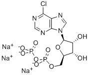 6-CHLOROPURINE RIBOSIDE-5'-DIPHOSPHATE SODIUM SALT,59128-86-8,结构式