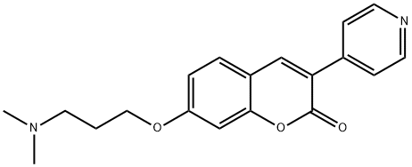 7-[3-(Dimethylamino)propoxy]-3-(4-pyridyl)coumarin|