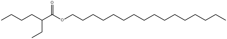 HEXADECYL 2-ETHYLHEXANOATE Structure