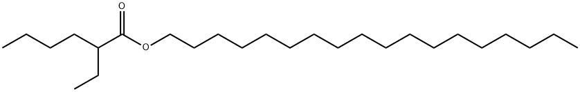 硬脂醇乙基己酸酯, 59130-70-0, 结构式
