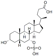 (3a,5b,7a)-3-hydroxy-7-(sulfooxy)-cholan-24-oic acid|