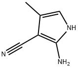 2-氨基-4-甲基吡咯-3-甲腈,59146-60-0,结构式