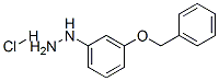 (3-BENZYLOXY-PHENYL)-HYDRAZINE HYDROCHLORIDE 化学構造式