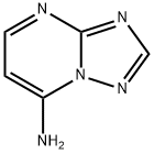 [1,2,4]トリアゾロ[1,5-A]ピリミジン-7-アミン 化学構造式