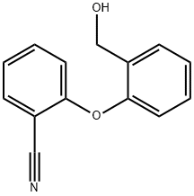 2-[2-(HYDROXYMETHYL)PHENOXY]BENZENECARBONITRILE Structure