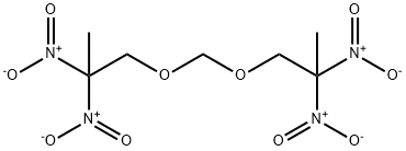 2,2,8,8-テトラニトロ-4,6-ジオキサノナン 化学構造式