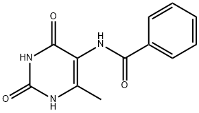 Benzamide, N-(1,2,3,4-tetrahydro-6-methyl-2,4-dioxo-5-pyrimidinyl)- (9CI) Struktur