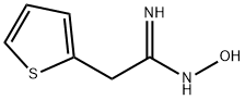 N'-ヒドロキシ-2-(2-チエニル)エタンイミドアミド 化学構造式