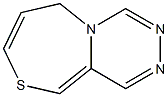 6H-[1,2,4]Triazino[5,4-c][1,4]thiazepine(9CI) Struktur