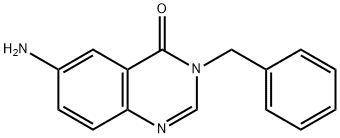 6-amino-3-benzylquinazolin-4(3H)-one Struktur