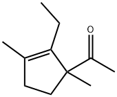 Ethanone, 1-(2-ethyl-1,3-dimethyl-2-cyclopenten-1-yl)- (9CI) 化学構造式