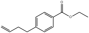 4-(4-CARBOETHOXYPHENYL)-1-BUTENE Struktur