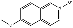 Isoquinoline, 6-methoxy-, 2-oxide (9CI) Struktur