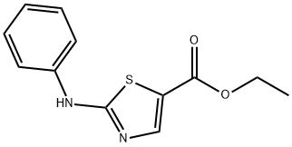 ETHYL 2-PHENYLAMINO-5-THIAZOLECARBOXYLATE Struktur