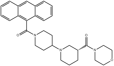 591778-68-6 (R)-ANTHRACEN-9-YL(3-(MORPHOLINE-4-CARBONYL)-1,4'-BIPIPERIDIN-1'-YL)METHANONE.HCL
