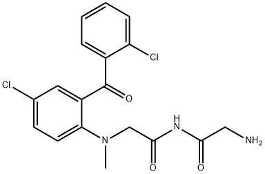 氯扎封,59179-95-2,结构式