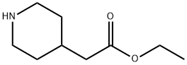 4-哌啶醋酸乙酯, 59184-90-6, 结构式