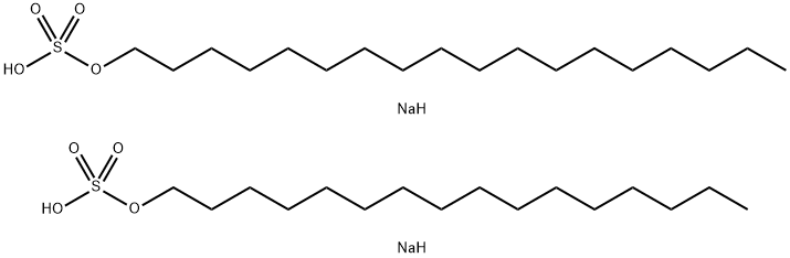 SODIUM CETYL STEARYL SULFATE Structure