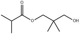 3-hydroxy-2,2-dimethylpropyl isobutyrate  Struktur