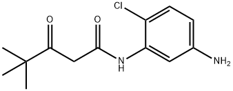 N-(5-Amino-2-chlorophenyl)-4,4-dimethyl-3-oxovaleramide Struktur