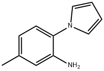 5-メチル-2-(1H-ピロール-1-イル)アニリン 化学構造式