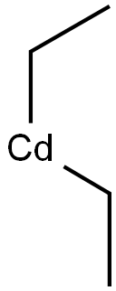 Diethylcadmium Struktur