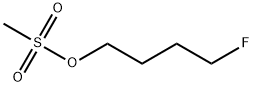 Methanesulfonic acid 4-fluorobutyl ester Struktur