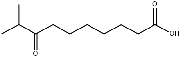 9-メチル-8-オキソデカン酸 化学構造式