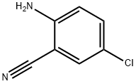 2-アミノ-5-クロロベンゾニトリル 化学構造式