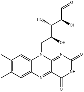 vitamin B2 aldehyde Struktur