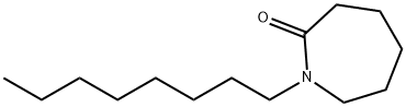 n－オクチルカプロラクタム 化学構造式