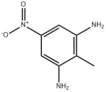 2,6-ジアミノ-4-ニトロトルエン 化学構造式