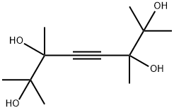2,3,6,7-tetramethyloct-4-yne-2,3,6,7-tetrol 结构式