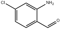 2-アミノ-4-クロロベンズアルデヒド 化学構造式