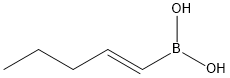 (E)-戊烯基硼酸,59239-44-0,结构式