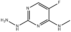 2(1H)-Pyrimidinone,5-fluoro-4-(methylamino)-,hydrazone(9CI) Struktur