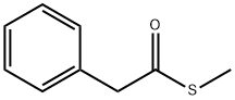ベンゼンチオ酢酸S-メチル 化学構造式