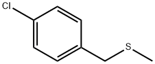 (4-クロロベンジル)メチルスルフィド 化学構造式