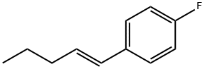 Benzene, 1-fluoro-4-(1E)-1-pentenyl- (9CI) 结构式