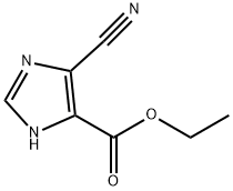 1H-Imidazole-5-carboxylic acid, 4-cyano-, ethyl ester Structure